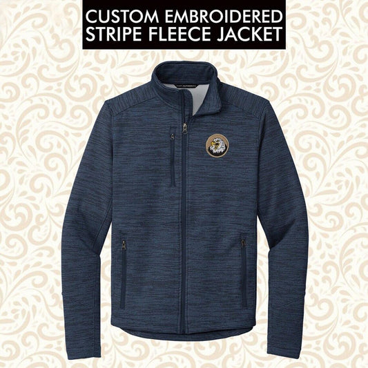 Port Authority® Custom Embroidered Digi Stripe Fleece Jacket - F231