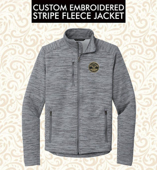 Port Authority® Custom Embroidered Digi Stripe Fleece Jacket - F231