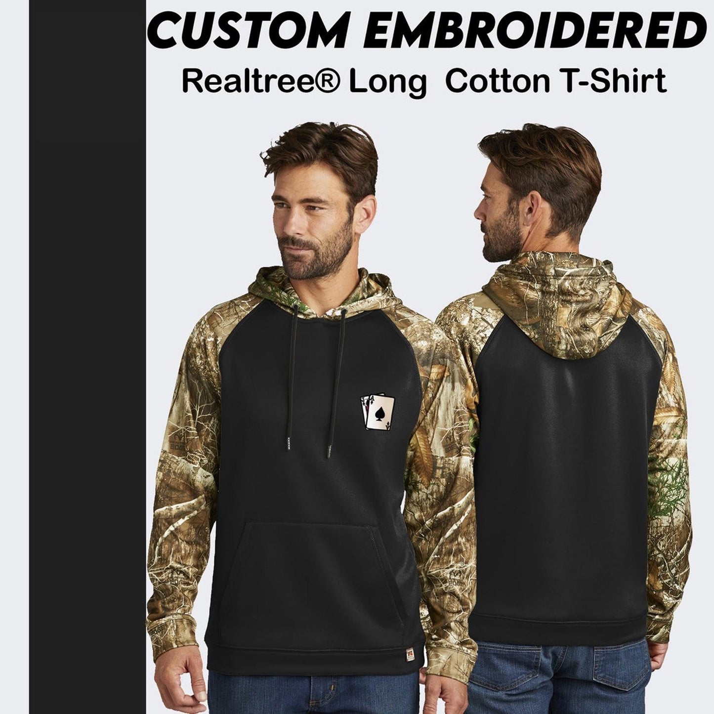 Russell Outdoors™ Realtree® Custom Embroidered Performance Colorblock Pullover Hoodie - RU451