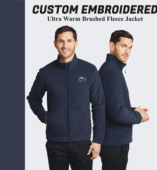 Port Authority® Custom Embroidered Ultra Warm Brushed Fleece Jacket - F211