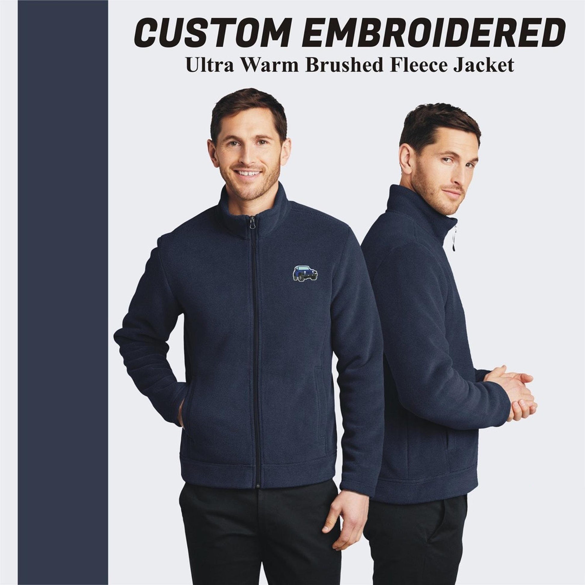 Port Authority® Custom Embroidered Ultra Warm Brushed Fleece Jacket - F211