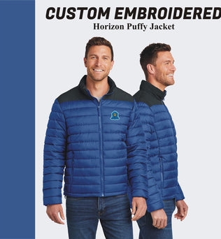 Port Authority® Custom Embroidered Horizon Puffy Jacket - J364