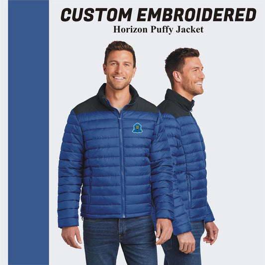 Port Authority® Custom Embroidered Horizon Puffy Jacket - J364