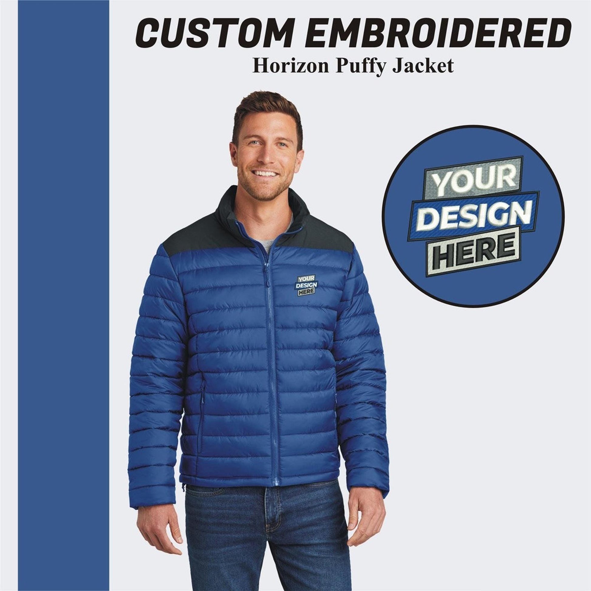 Port Authority® Custom Embroidered Horizon Puffy Jacket - J364