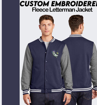 Sport-Tek® Custom Embroidered Fleece Letterman Jacket - ST270