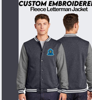 Sport-Tek® Custom Embroidered Fleece Letterman Jacket - ST270