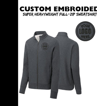 Sport-Tek ® Custom Embrodiered Super Heavyweight Full-Zip Sweatshirt - ST284