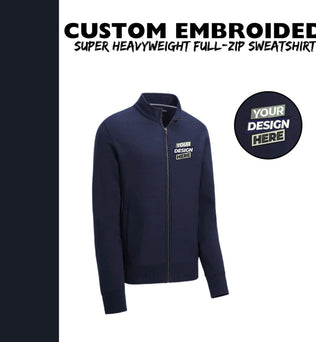 Sport-Tek ® Custom Embrodiered Super Heavyweight Full-Zip Sweatshirt - ST284