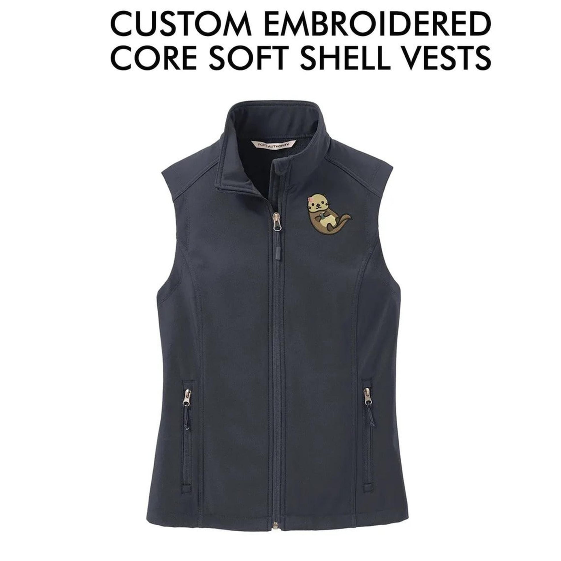 Port Authority® Custom Embroidered Women's Core Soft Shell Vest - L325
