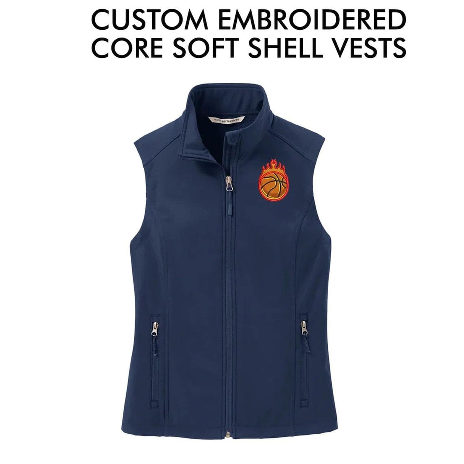 Port Authority® Custom Embroidered Women's Core Soft Shell Vest - L325