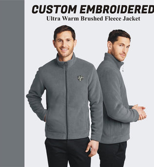 Port Authority® Custom Embroidered Ultra Warm Brushed Fleece Jacket - F211