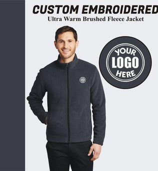 Port Authority® Custom Embroidered Ultra Warm Brushed Fleece Jacket - F211