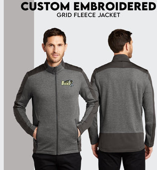 Port Authority® Custom Embroidered Grid Fleece Jacket - F239