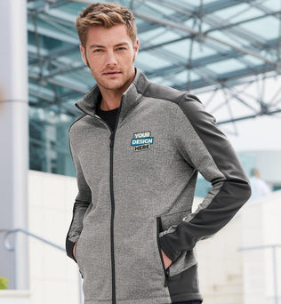 Port Authority® Custom Embroidered Grid Fleece Jacket - F239
