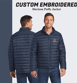 Port Authority® Custom Embroidered Horizon Puffy Jacket - J364