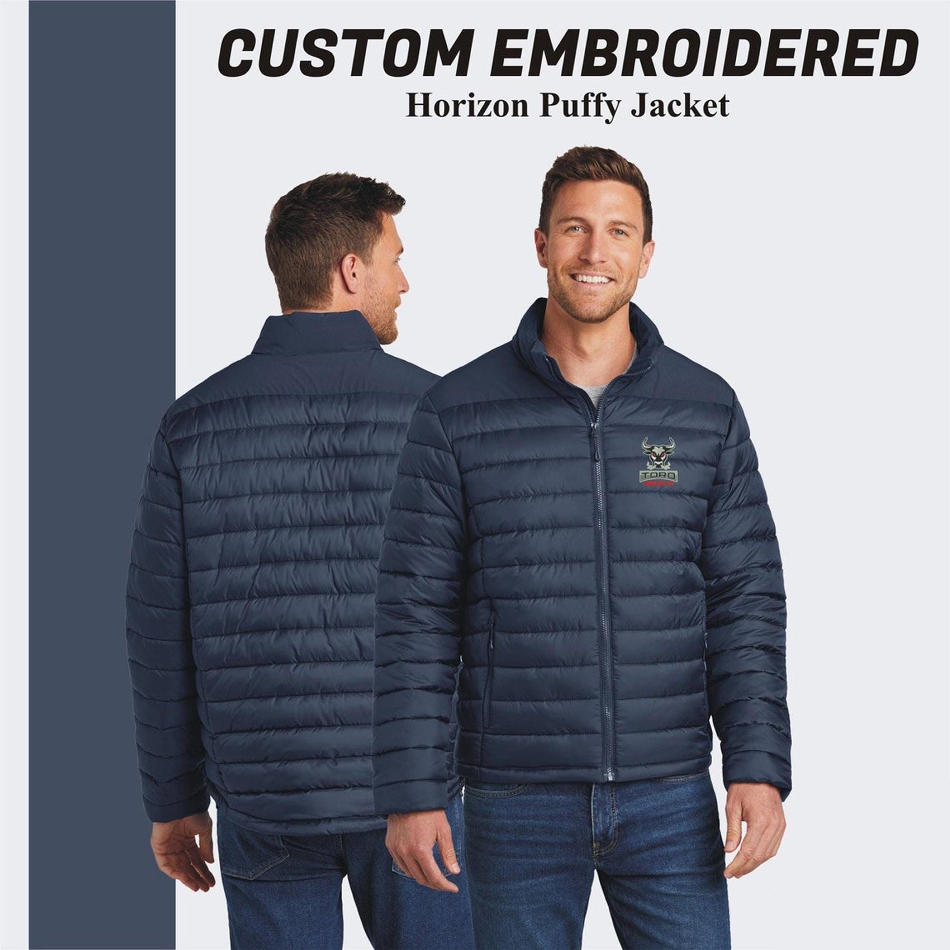 Port Authority® Custom Embroidered Horizon Puffy Jacket - J364