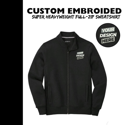 Sport-Tek ® Custom Embrodiered Super Heavyweight Full-Zip Sweatshirt - ST284