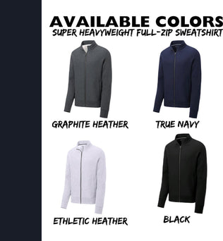 Sport-Tek ® Custom Embrodiered Super Heavyweight Full-Zip Sweatshirt - ST284
