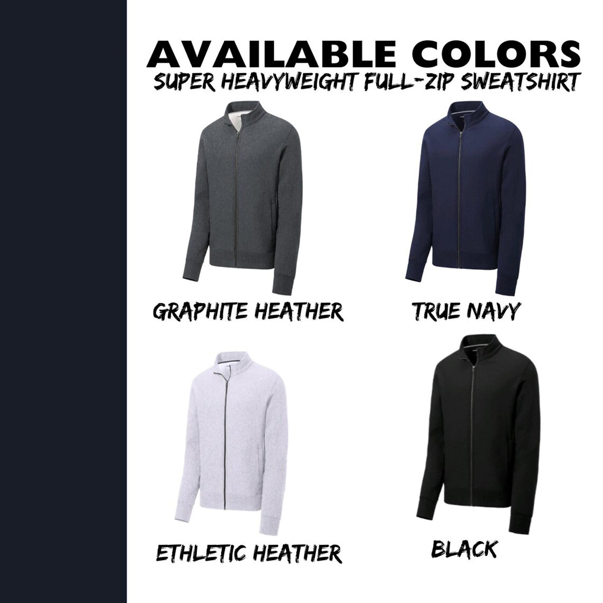 Sport-Tek ® Custom Embrodiered Super Heavyweight Full-Zip Sweatshirt - ST284