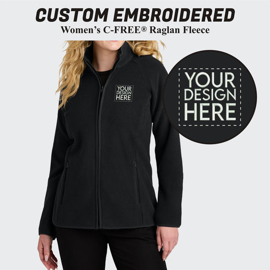 Port Authority® Custom Embroidered Women’s C-FREE® Raglan Fleece - L700