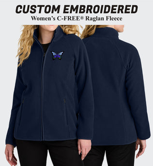 Port Authority® Custom Embroidered Women’s C-FREE® Raglan Fleece - L700