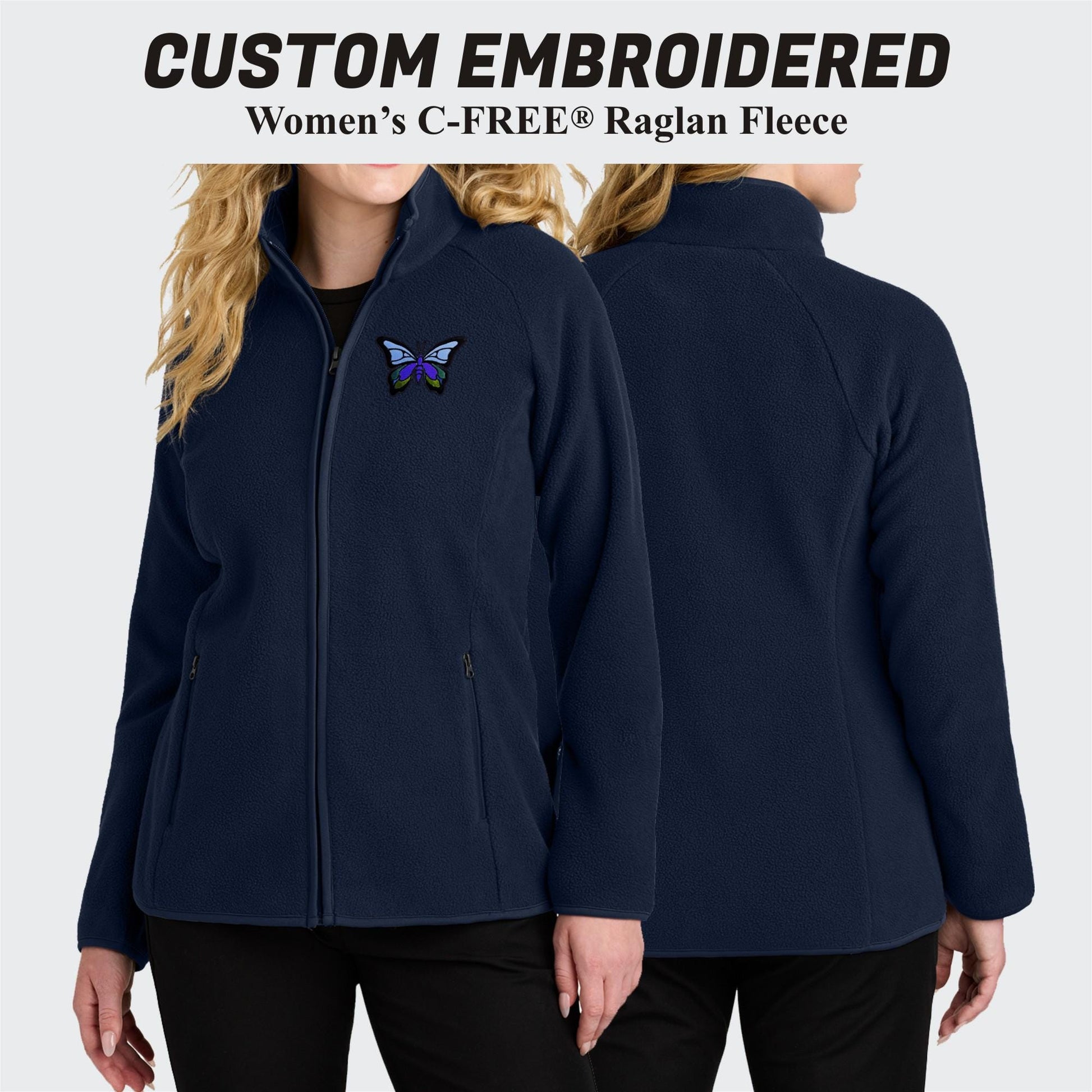 Port Authority® Custom Embroidered Women’s C-FREE® Raglan Fleece - L700