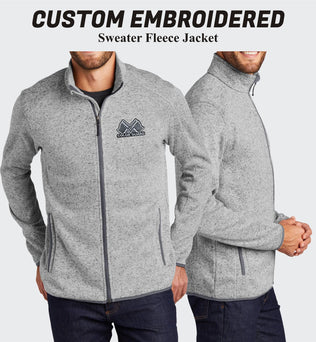 Port Authority® Custom Embroidered Sweater Fleece Jacket - F232
