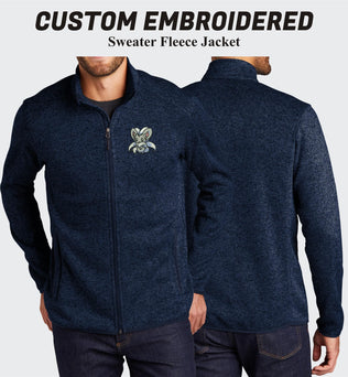 Port Authority® Custom Embroidered Sweater Fleece Jacket - F232
