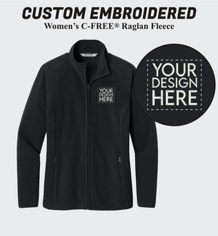 Port Authority® Custom Embroidered Women’s C-FREE® Raglan Fleece - L700