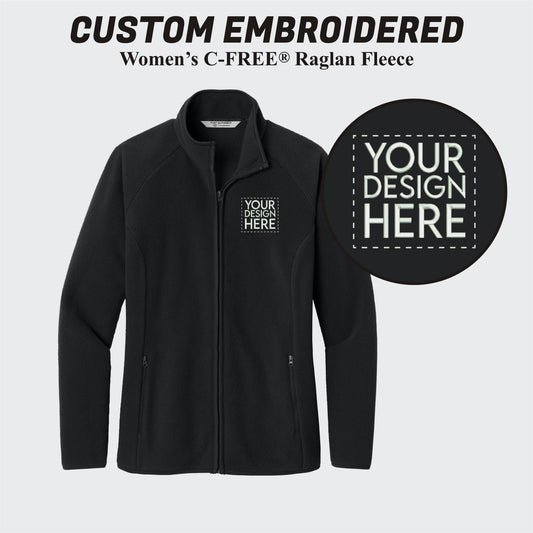 Port Authority® Custom Embroidered Women’s C-FREE® Raglan Fleece - L700