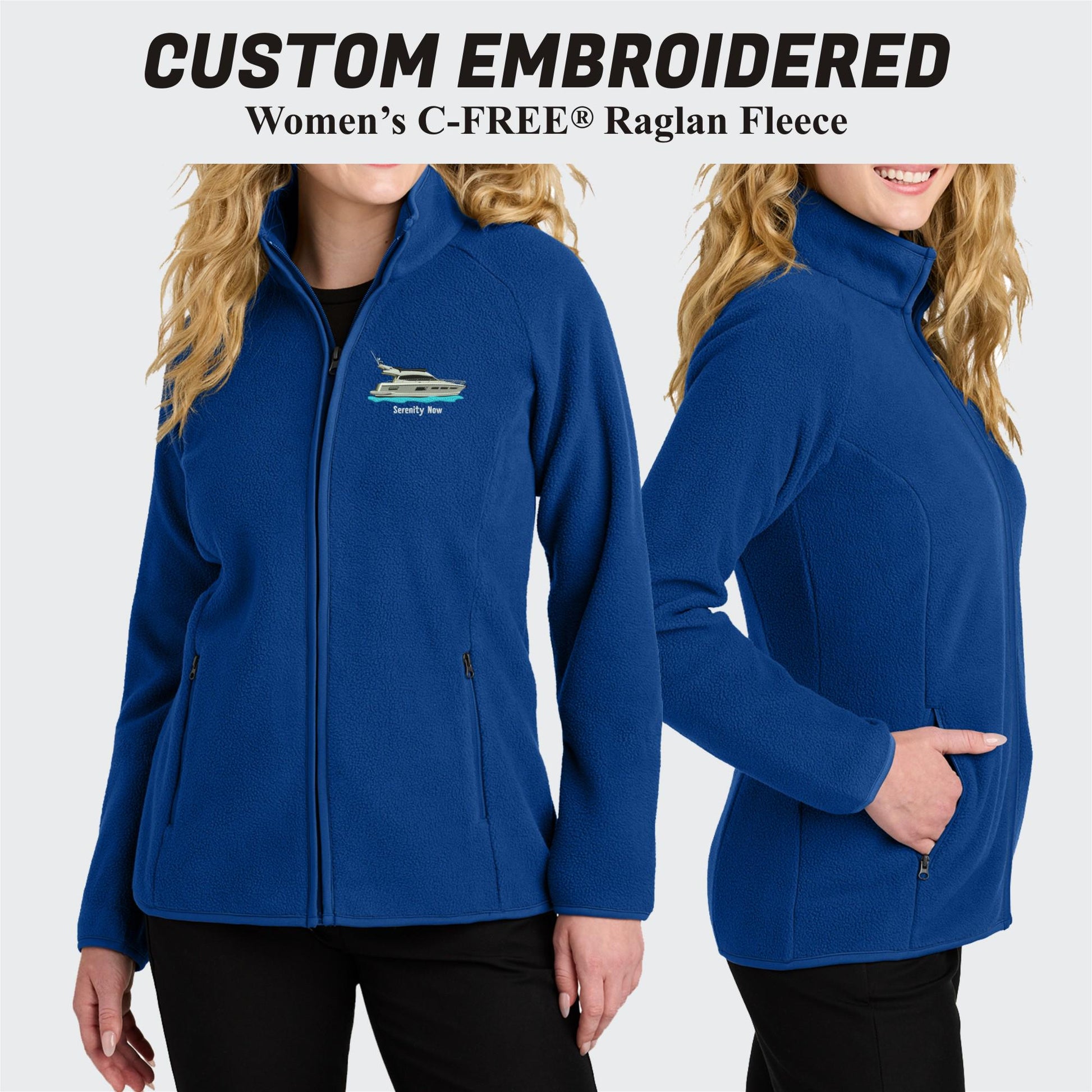 Port Authority® Custom Embroidered Women’s C-FREE® Raglan Fleece - L700