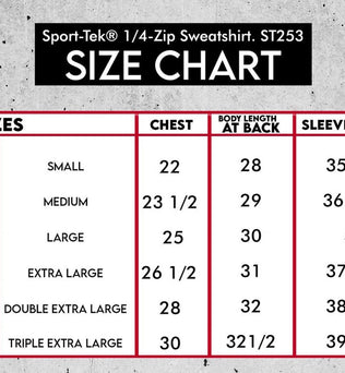 Sport-Tek® Custom Embroidered 1/4-Zip Sweatshirt - ST253