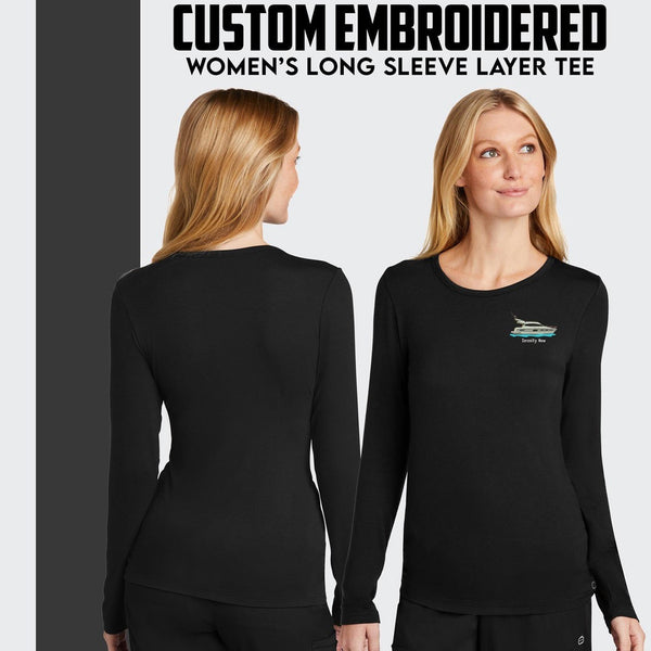 Wink® Women’s Custom Embroidered Long Sleeve Layer Tee - WW4029