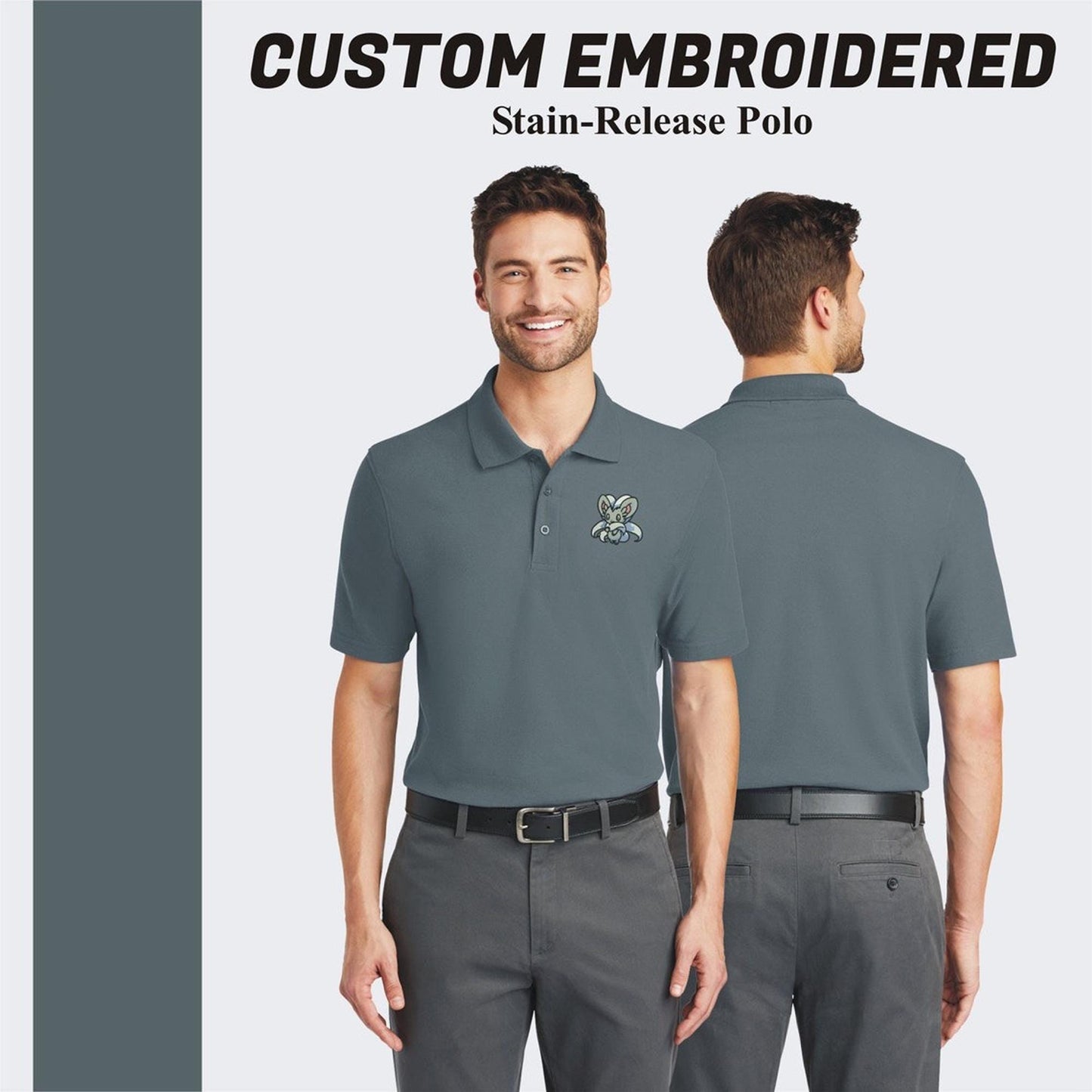 Port Authority® Stain-Release Custom Embroidered Polo - K510