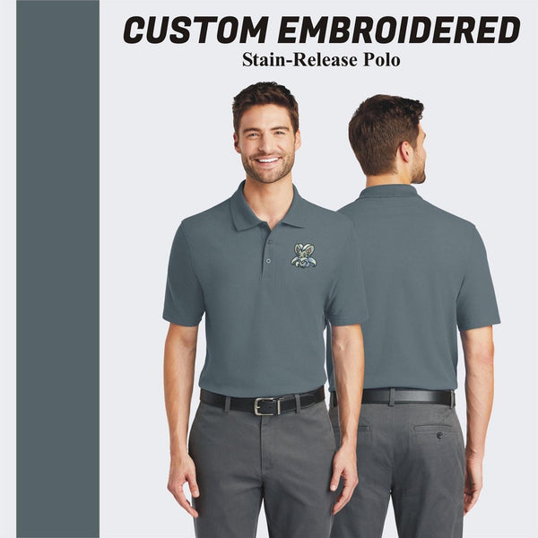 Port Authority® Stain-Release Custom Embroidered Polo - K510