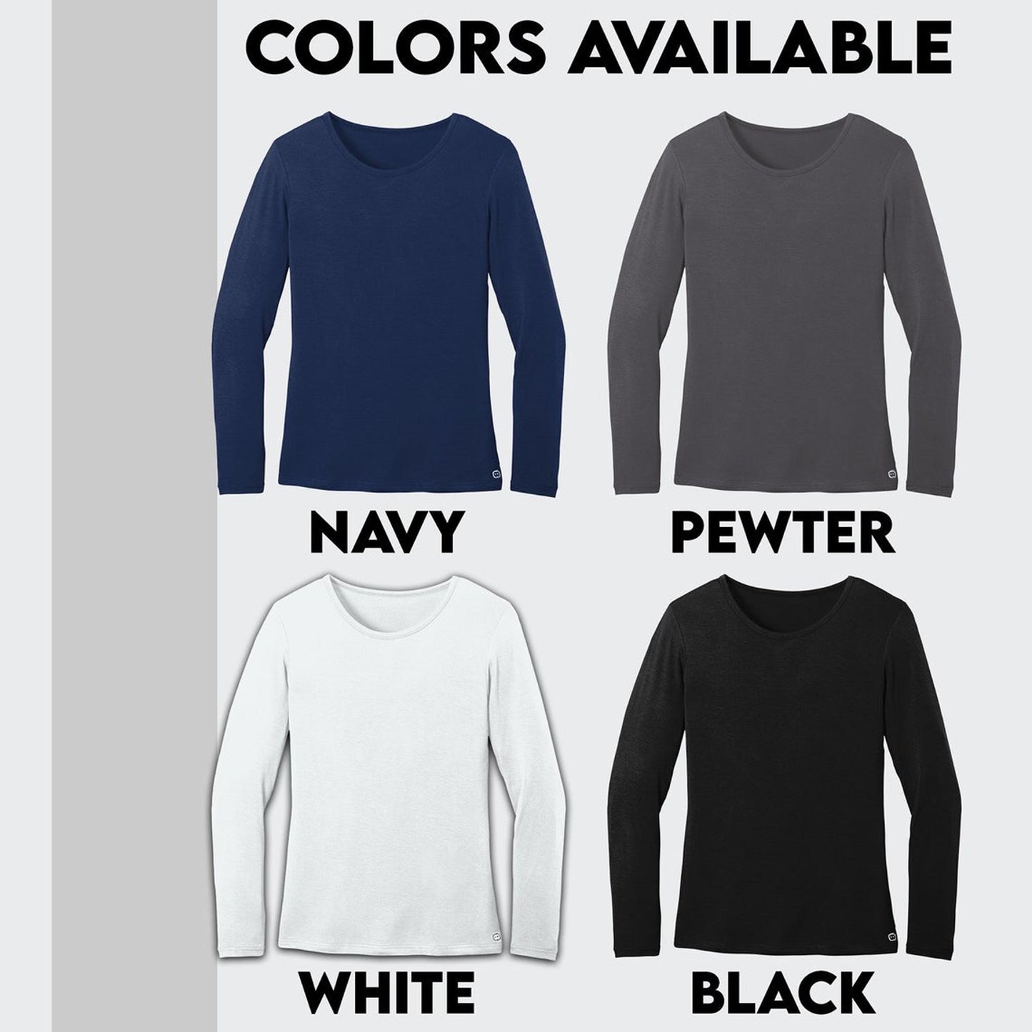 Wink® Women’s Custom Embroidered Long Sleeve Layer Tee - WW4029