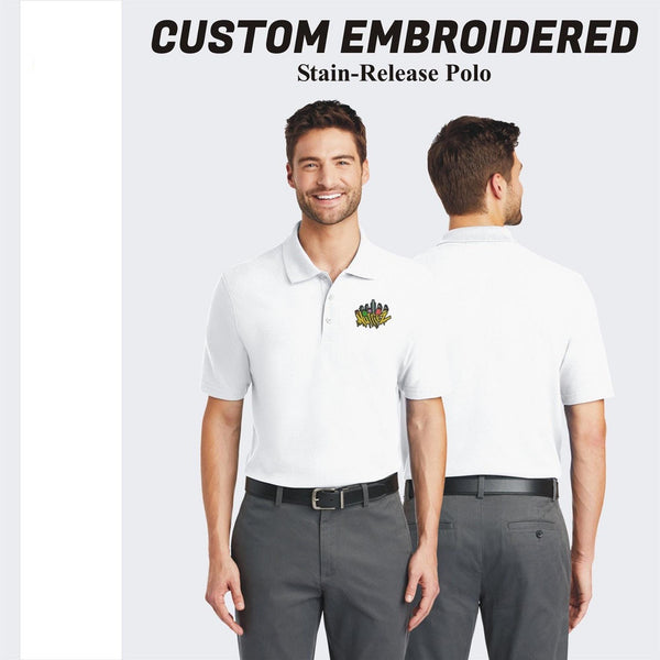 Port Authority® Stain-Release Custom Embroidered Polo - K510