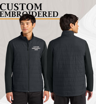 Sport-Tek® Custom Embroidered Teknical Hybrid Jacket - ST940