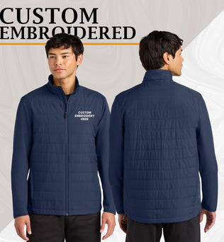 Sport-Tek® Custom Embroidered Teknical Hybrid Jacket - ST940