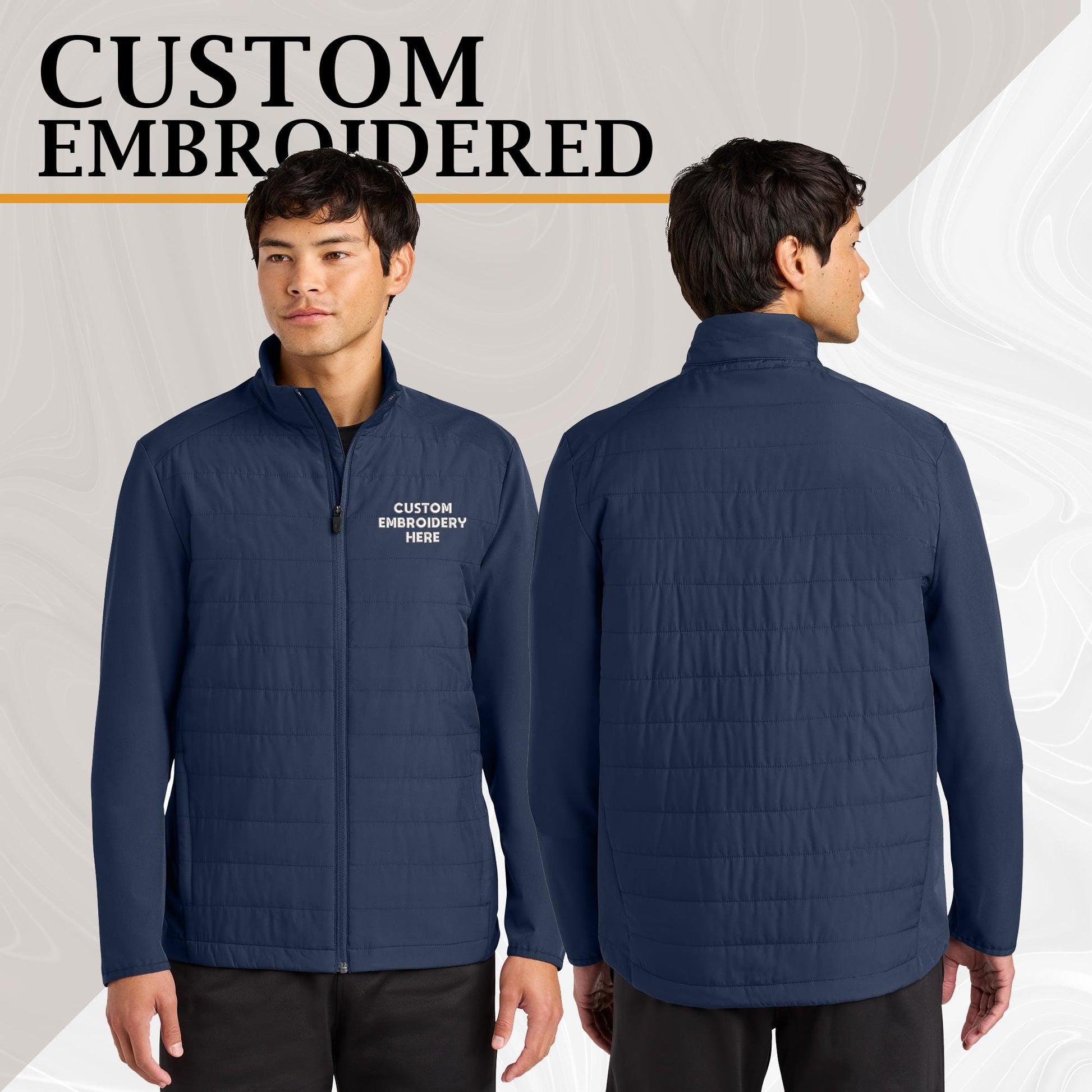 Sport-Tek® Custom Embroidered Teknical Hybrid Jacket - ST940