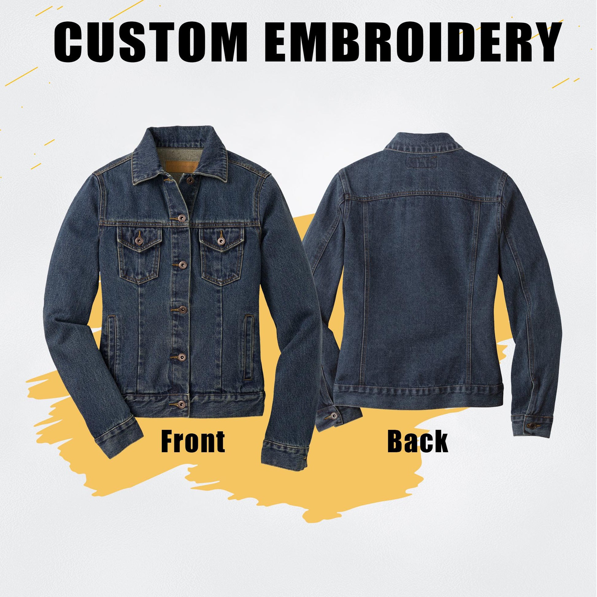Port Authority® Custom Embroidered Women's Denim Jacket - L7620