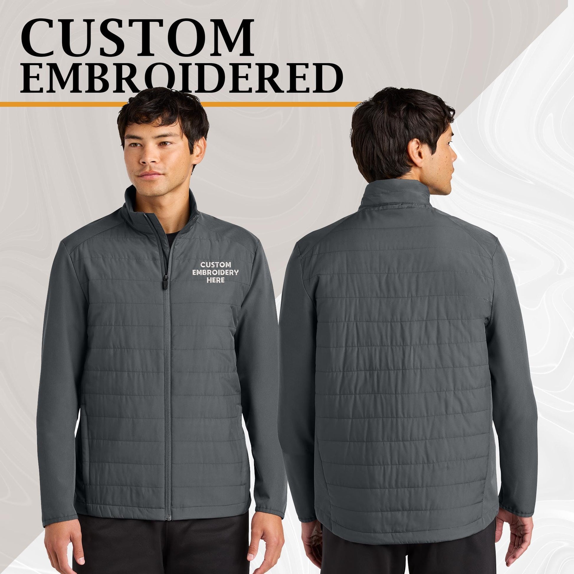 Sport-Tek® Custom Embroidered Teknical Hybrid Jacket - ST940