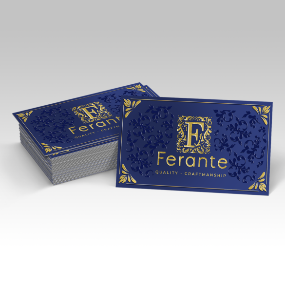 Dual Raised Business Cards - 2"x3.5" (US Standard)