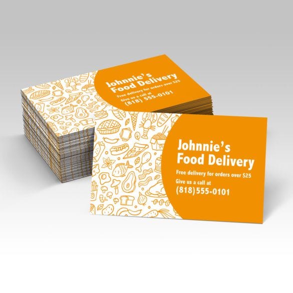Magnet Business Cards - 2" x 3.5" (US Standard)