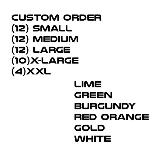 Custom Order For Tahir