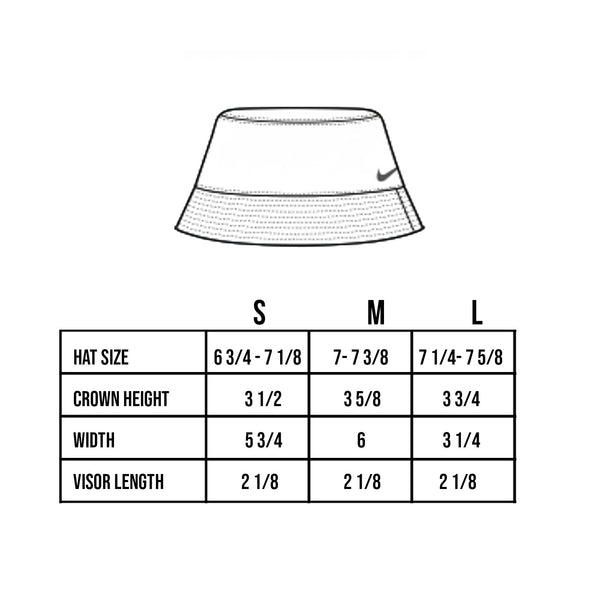 Nike Custom Embroidered Swoosh Bucket Hat - NKBFN6319