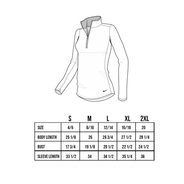 Nike Custom Embroidered Women's Dri-FIT Stretch 1/2-Zip Cover-Up - 779796